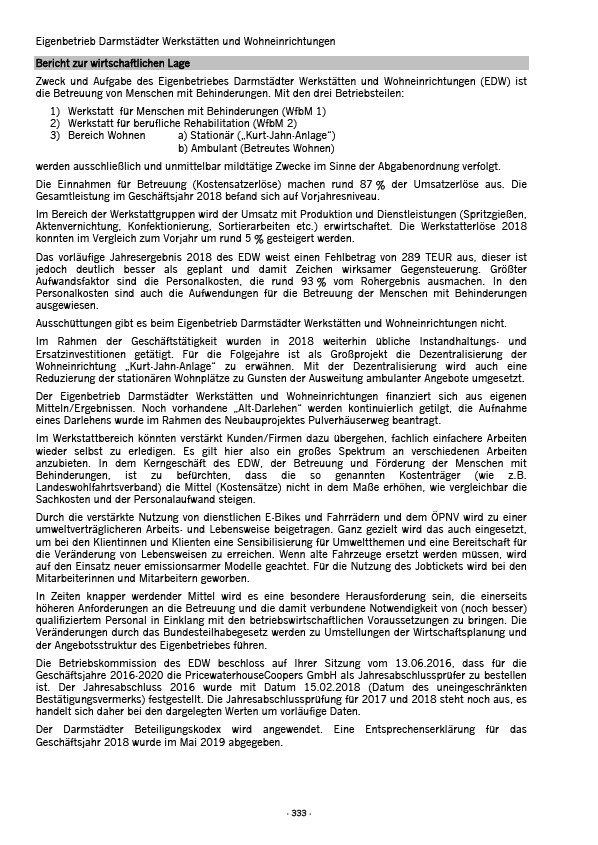 HEAG Beteiligungsbericht 2018 - Page 346
