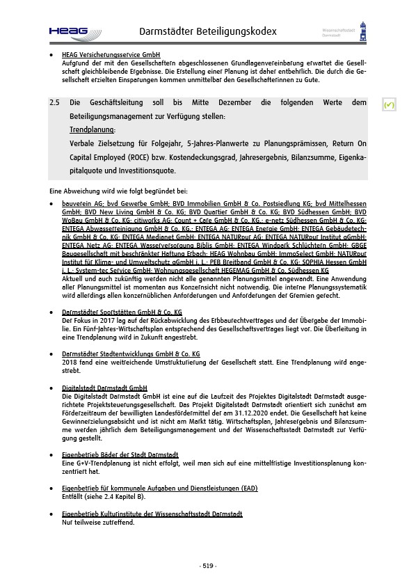 HEAG Beteiligungsbericht 2018 - Page 532